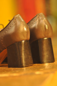 手作り靴教室・靴工房　６センチヒール　外羽根・セミブローグダービー